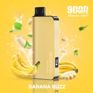 Banana Buzz Alibarbar INGOT 9000 Vape