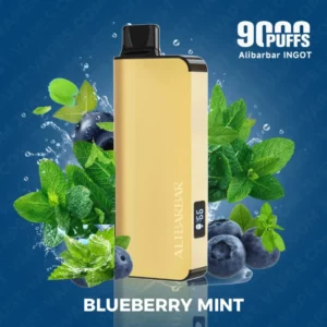 Blueberry Mint Alibarbar INGOT 9000 Vape