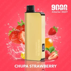 Chupa Chups Strawberry Alibarbar INGOT 9000 Vape