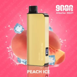 Peach Ice Alibarbar INGOT 9000 Vape