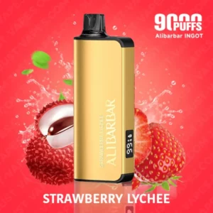 Strawberry Lychee Alibarbar INGOT 9000 Vape