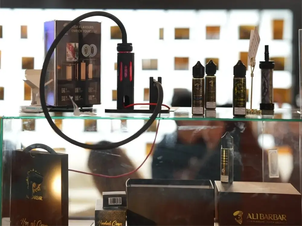 Alibarbar Takes Centre Stage at World Vape Show Dubai 2024 3 Alibarbar Onyx Hookah
